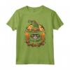 Maglietta Grafica Halloween con Gatto Giavanese - T-shirt Divertente per Uomo e Donna - Ideale per Halloween tutto l'anno
