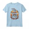 Maglietta Grafica Halloween con Gatto Giavanese - T-shirt Divertente per Uomo e Donna - Ideale per Halloween tutto l'anno