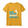 Eat Sleep Serve - Divertente Maglietta da Tennis Regalo per Giocatore di Tennis - Ideale per Natale