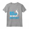 Eat Sleep Serve - Divertente Maglietta da Tennis Regalo per Giocatore di Tennis - Ideale per Natale