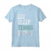 Mangia il Sonno Tennis Ripeti - Divertente Maglietta da Tennis per Giocatori - Idea Regalo per Appassionati di Tennis - Acquista Online