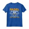 Giocatori Di Padel Padelista Regalo Padel E Birra Maglietta - Design Padel Tennis Sport per il tuo Prossimo Match