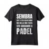 Padel - Maglietta con Frase Divertente 'Sembra che ti stia ascoltando' - Ideale per Giocatori, Maestri e Appassionati di Padel