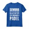 Padel - Maglietta con Frase Divertente 'Sembra che ti stia ascoltando' - Ideale per Giocatori, Maestri e Appassionati di Padel