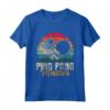 Ping Pong Master - Torneo sportivo Giocatore di Ping-Pong Maglietta - Design Esclusivo per Paddle Ball