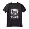Ping Pong Wizard - T-shirt Giocatore Campione per l'Ufficio - Ideale per Vincitori di Ping Pong!