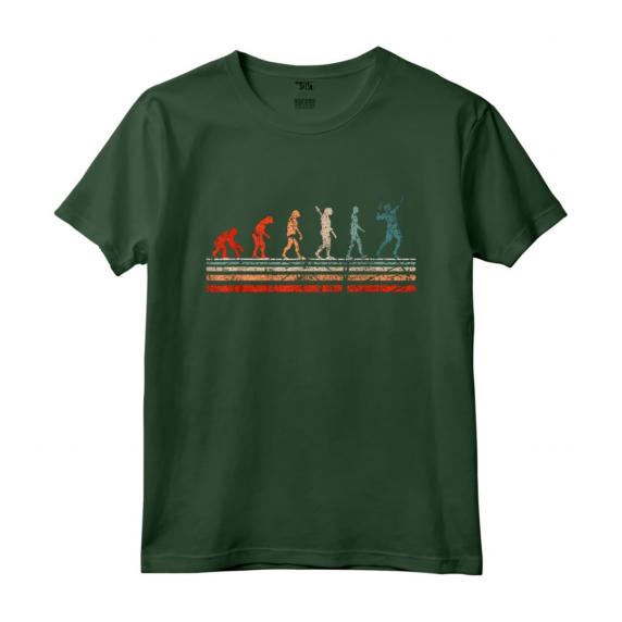 Divertente Giocatore di Tennis, Retrò, Vintage - Maglietta Evoluzione del Tennis - Ideale per Giocatori Sportivi di Tennis