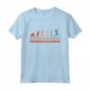 Divertente Giocatore di Tennis, Retrò, Vintage - Maglietta Evoluzione del Tennis - Ideale per Giocatori Sportivi di Tennis
