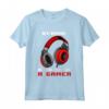 Kendal - Born To Be A Gamer Personalizzato Maglietta - Regalo Compleanno per Ragazzi e Ragazze Gamer - Console di Videogiochi o PC