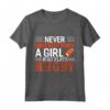 Divertente Rugby - Mai Sottovalutare una Ragazza che Gioca Rugby Maglietta - Ideale per Appassionate di Rugby Femminile