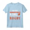Divertente Rugby - Mai Sottovalutare una Ragazza che Gioca Rugby Maglietta - Ideale per Appassionate di Rugby Femminile