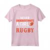 Divertente Rugby - Mai Sottovalutare una Ragazza che Gioca Rugby Maglietta - Ideale per Appassionate di Rugby Femminile
