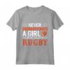 Divertente Rugby - Mai Sottovalutare una Ragazza che Gioca Rugby Maglietta - Ideale per Appassionate di Rugby Femminile