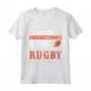 Divertente Rugby - Mai Sottovalutare una Ragazza che Gioca Rugby Maglietta - Ideale per Appassionate di Rugby Femminile
