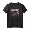 Donna Football Mama Mothers Day - Il mio giocatore preferito mi chiama mamma Maglietta per Mamme di Calcio - Regalo Divertente per la Festa della Mamma