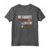 Donna Football Mama Mothers Day - Il mio giocatore preferito mi chiama mamma Maglietta per Mamme di Calcio - Regalo Divertente per la Festa della Mamma