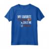 Donna Football Mama Mothers Day - Il mio giocatore preferito mi chiama mamma Maglietta per Mamme di Calcio - Regalo Divertente per la Festa della Mamma