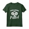 Meno Lavoro Più Padel - Racchetta Maglietta per Giocatori di Padel - Regalo Sportivo Personalizzato