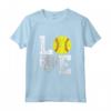 Love Softball T Shirt Ragazze Mamma Donne Vintage - Ideale Regalo Maglietta per Giocatori di Softball - Camicie in Stile Retro