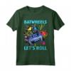 HapTiger Batwheels Lets Roll Team Maglietta - Official Merchandise from the Animated Series - Team T-shirt for Fans