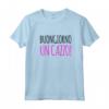 Donna Buongiorno Cazzo T Shirt Donna Frasi Divertenti simpatiche Maglia con Maniche Raglan - Idea Regalo Compleanno per Amanti dell'Ironia e dell'Humor