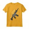 Fucile d'assalto con Distintivo - Shooter Gioco - Idea Regalo Maglietta per Appassionati di Videogiochi
