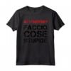 Faccio Cose Stupide T Shirt Uomo Divertente Frasi Simpatiche - Maglietta Ironica per Compleanno - Marca HapTiger