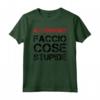 Faccio Cose Stupide T Shirt Uomo Divertente Frasi Simpatiche - Maglietta Ironica per Compleanno - Marca HapTiger