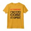 Faccio Cose Stupide T Shirt Uomo Divertente Frasi Simpatiche - Maglietta Ironica per Compleanno - Marca HapTiger