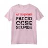 Faccio Cose Stupide T Shirt Uomo Divertente Frasi Simpatiche - Maglietta Ironica per Compleanno - Marca HapTiger