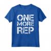 Maglietta Uomo Manica Corta Divertenti One More Rep - Tee Shirt con Scritte Ironiche - Idea Regalo Compleanno - Marca HapTiger