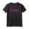 Magliette Donna Manica Corta Divertenti - Che Ansia Maglietta con Scritte Ironiche - Ideale per Regalo di Compleanno - Marca HapTiger