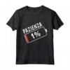 Pazienza 1% - Divertenti Frasi Maglia Regali Simpatiche - Idea Regalo per Compleanni e Natale