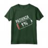 Pazienza 1% - Divertenti Frasi Maglia Regali Simpatiche - Idea Regalo per Compleanni e Natale