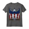 HapTiger Captain America Costume Maglietta - Official Merchandise for Men, Women, Boys, and Girls - Buy Now!