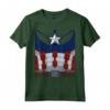 HapTiger Captain America Costume Maglietta - Official Merchandise for Men, Women, Boys, and Girls - Buy Now!