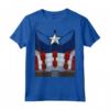 HapTiger Captain America Costume Maglietta - Official Merchandise for Men, Women, Boys, and Girls - Buy Now!