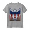 HapTiger Captain America Costume Maglietta - Official Merchandise for Men, Women, Boys, and Girls - Buy Now!