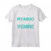 Magliette Divertenti - Scusate il Ritardo Non Volevo Venire - T-Shirt Ironica per Uomo e Donna - Idea Regalo HapTiger