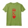 King of Hearts Halloween Costume Vintage Poker Cards King Maglietta - Matching Couples Shirt for Halloween & Playing Cards Enthusiasts
