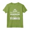 Idea Regalo di Tennis per una Tennista - Maglietta Principessa del Tennis - Completo da Tennis Incluso