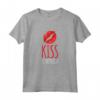 Maglietta Donna Scritte Divertenti Kiss Se Ne Frega - T-Shirt per Compleanno con Frasi Ironiche e Originali - Marca HapTiger