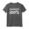 Maglietta Uomo Frasi Divertenti e Simpatiche Ignorante 100% - T-Shirt Compleanno Uomo con Scritte Ironiche e Originali - Marca HapTiger