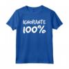 Maglietta Uomo Frasi Divertenti e Simpatiche Ignorante 100% - T-Shirt Compleanno Uomo con Scritte Ironiche e Originali - Marca HapTiger