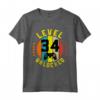 34 Anni Compleanno Regalo Gamer Shirt - Level 34 Unlocked Maglietta - Ideale per Videogiocatori - Compleanno 34 Anni