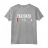Pazienza 1% - Divertenti Frasi Maglia Regali Simpatiche Maglietta - Regalo Compleanno Natale