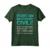 Maglia Ingegnere Civile Uomo - T-shirt Regalo Laurea con Frase Divertente - Marca HapTiger - Ideale per Compleanni e Lauree