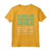Maglia Ingegnere Civile Uomo - T-shirt Regalo Laurea con Frase Divertente - Marca HapTiger - Ideale per Compleanni e Lauree