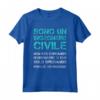 Maglia Ingegnere Civile Uomo - T-shirt Regalo Laurea con Frase Divertente - Marca HapTiger - Ideale per Compleanni e Lauree