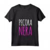 Donna Pecora Nera - T-Shirt Divertenti Donna con Frasi Ironiche e Giochi di Parole - Ideale come Regalo per Donne Ironiche e Divertenti